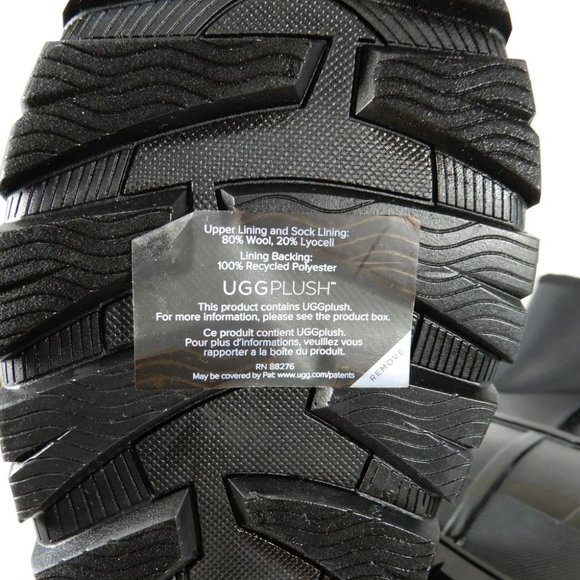 UGG Glossy Black Winter Boots - Picture 13 of 13